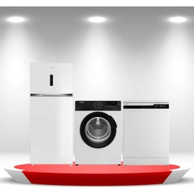 Resim Arçelik 3'lü Beyaz Klasik Seri Çeyiz Seti 