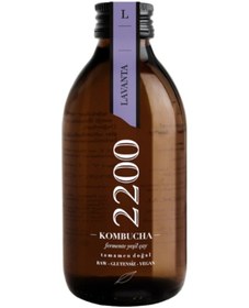 Resim Kombucha 2200 Lavantalı Fermente Yeşil Çay 250 ML 