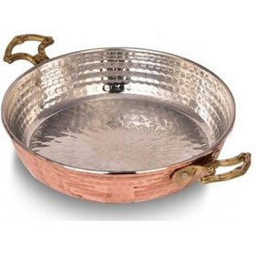 Resim Turna Bakır Soylu Tava 4 No 20 CM İnce Kırmızı Turna7605-1 