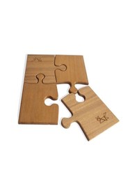 Resim Puzzle Mat Bardak Altı G:22x D:18x Y:1 Ağırlık:0.5 Ahşap 