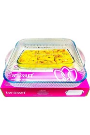 Resim Teknotrust Fırın Kabı Kare Bal Peteği Büyük Borcam 45496 