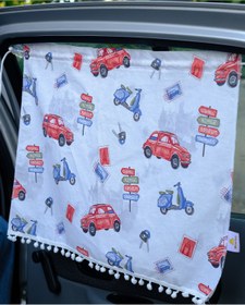 Resim Store Araba Perdesi - Araba Temalı Perde 60x50cm 