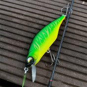 Resim 1 adet Yüzen Minnow Balıkçılık Yemi Sert Yem 9cm/3.54in 11.7g/0.41oz Yapay Wobblers Crankbait Plastik Yemler Turna Karp Takımı Swimbait 