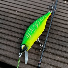 Resim 1 adet Yüzen Minnow Balıkçılık Yemi Sert Yem 9cm/3.54in 11.7g/0.41oz Yapay Wobblers Crankbait Plastik Yemler Turna Karp Takımı Swimbait 