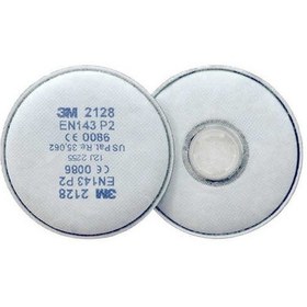 Resim 3M 2128 P2 Ozon, Organik, Asit Gazı Filtresi (1 Çift) 