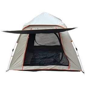 Resim DFT 3 Kişilik 2x2x1.45 M Bej Otomatik Kamp Çadırı 