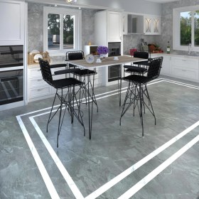 Resim Kenz Life Knsz Masa Sandalye Takımı HEM105ZENGIN Crdsyh 100*070 4 Sandalye Syhsyh Kolçaklı Sırt Minderli 