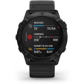 Resim Garmin Fenix 6X Pro Sapphire Multispor Gps Akıllı Saat Siyah Garmin