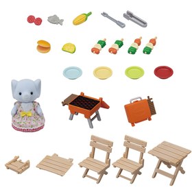 Resim Barbekü Piknik Fil Kız 