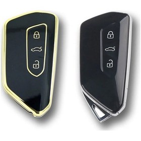 Resim VOLKSWAGEN Skoda Seat Golf Uyumlu 8 YENİ NESİL ANAHTAR KILIFI 