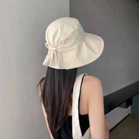 Resim Moda Katı Renk Geniş Kenar Balıkçı Şapka, Solunabilir, Hafif, El Yıkama veya Profesyonel Kuru Temizleme, Çizgili, Kadınlar, Plaj, Outdoor 