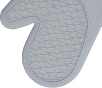 Resim FIRIN MİKRODALGA YÜKSEK SICAKLIK KORUMASI İÇİN SİLİKON ISI DAYANIKLI PİŞİRME ELDİVENLERİ (Gri) 