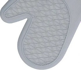 Resim FIRIN MİKRODALGA YÜKSEK SICAKLIK KORUMASI İÇİN SİLİKON ISI DAYANIKLI PİŞİRME ELDİVENLERİ (Gri) 