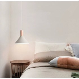 Resim Rsylight Retro Metal Beyaz Dekotatif Metal Dekoratif Tekli Sarkıt 