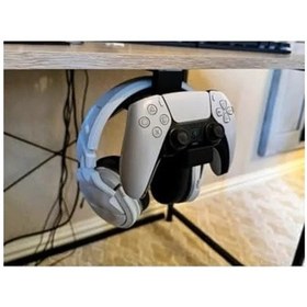 Resim Masaya Monte Playstation 5 İle Uyumlu 5 Kol Standı, Ps5 İçin Kol Ve Kulaklık Standı, Aksesuar Set, Wq3vwqevwqe 