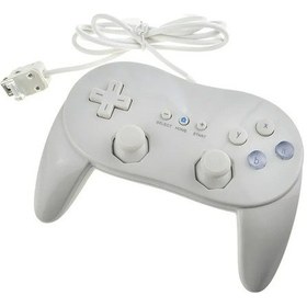 Resim Beyaz-beyaz/siyah Klasik Kablolu Oyun Denetleyicisi Oyun Pro Nintendo Wii Için Uzaktan Oyun Denetleyicisi Gamepad 