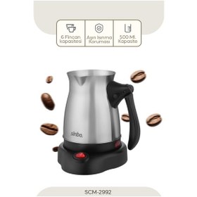 Resim Sinbo SCM-2992 1000 W Elektrikli Cezve 