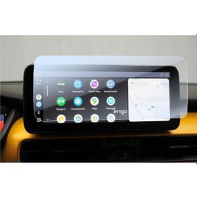 Resim Jeep Avenger 10.25 İnç Multimedya & Navigasyon İle Uyumlu Ekran Koruyucu Şeffaf Parlak & Çizilmez 