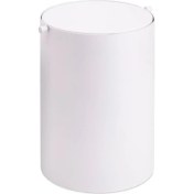 Resim Beyaz Banyo Çöp Kovası 3 Lt Beyaz Renk 252X174X174 Mm 
