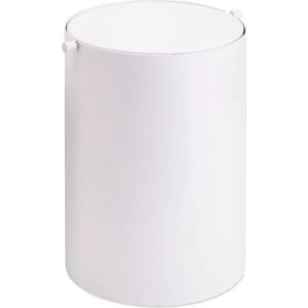 Resim Beyaz Banyo Çöp Kovası 3 Lt Beyaz Renk 252X174X174 Mm 