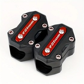 Resim Cloudstore Kırmızı Suzukı Vstrom Koruma Bumper Motorcycle Anti-fall Rubber Sleeve 