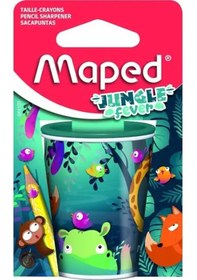 Resim Maped Kalemtıraş Jungle Fever Çift Delik Blıst 044103 
