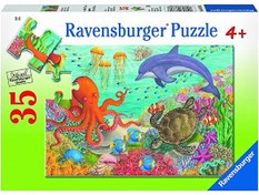 Resim Ravensburger 35 Parça Okyanus Canlıları Puzzle 087808 