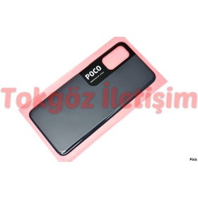 Resim Tkgz Xiaomi Poco M3 Pro Arka Pil Batarya Kapağı Siyah 