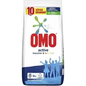 Resim Omo Matik Active Toz Çamaşır Deterjanı Beyazlar ve Renkliler Için 10 kg 