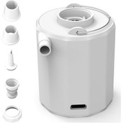 Resim Geeroyoo Usb Şarjlı Taşınabilir 3 Ü 1 Arada Hava Pompası - 5 Nozul İle Şişme Yatak, Havuz Simidi, Vakumlu Çanta 