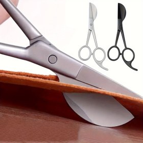 Resim 1 adet Profesyonel Terzi Pelikan Ördek Gagalı Makas, Paslanmaz Çelik Halı Kesme, Nakış ve Dikiş Makasları, Bıçak Keskinliği ile Çift Kaplamalı Krom Kaplama 