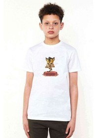 Resim Jade Zooba Battle Royale Baskılı Unisex Çocuk Beyaz T-Shirt 