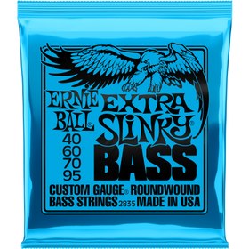 Resim Ernie Ball 2835 Extra Slinky Round Wound Bas Gitar Teli (40-95) 
