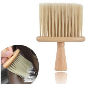 Resim BUFFER® Araba İçin Ahşap Saplı Yumuşak Kıl Fırça 