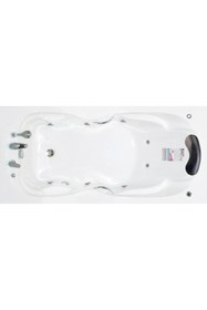 Resim Waterway Ocean Sıde Jakuzi 170x80 H:55 Bonus Hidromasaj Sistemli Küvet Gövde Metal Ayak Ön Panel 