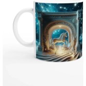 Resim Yay Burcu Baskılı Kahve Kupası - Astral Denizaltı Dünyası Vs2 