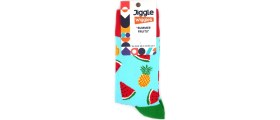 Resim Jiggle Wiggles Yaz Meyveleri Desenli Çorap 