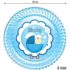 Resim Roll Up Karton Tabak Erkek Bebek 8'li 