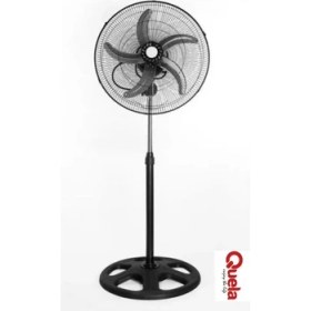Resim Quela 18" Ayaklı Vantilatör 85 W Güçte 5 Kanatlı Metal Pervane ile Ayarlanabilir Eğim 