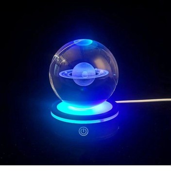 Manyetik Sihirli Dünya Küresi 3.3'' Led Işıklı, Havada Denge Durabilen Dekoratif Küre