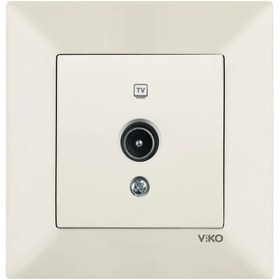 Resim Meridian Krem Uydu Prizi F Kon geçişli 