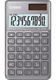 Resim Casio Sl-1000sc-gy Cep Tipi 10 Hane Gri Hesap Makinesi Çok Renkli 