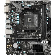 Resim MSI A320M-A PRO AM4 DDR4 3200(OC) DVI HDMI USB3.2 mATX Anakart 