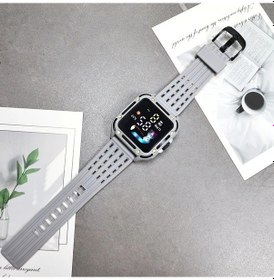 Resim Gaojunshop01 Gri Unisex Led Kare Akıllı Saç Teknoloji Tasarımı Hafif Dijital Ekran Diğer 