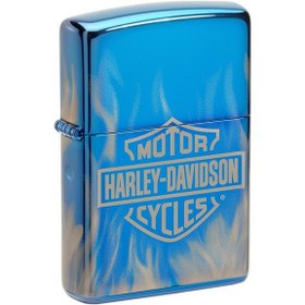 Resim Zippo Çakmak 49469-099455 Sapphire 20446 Harley Davidson 
