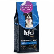 Resim Reflex Plus Somonlu Orta ve Büyük Irk Köpek Maması 12 Kg 
