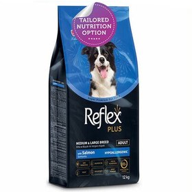 Resim Reflex Plus Somonlu Orta ve Büyük Irk Köpek Maması 12 Kg 