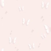 Resim Golden Kelebek 52 cm x 10 m Pembe Çocuk Odası Duvar Kağıdı 