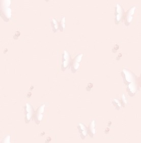 Resim Golden Kelebek 52 cm x 10 m Pembe Çocuk Odası Duvar Kağıdı 