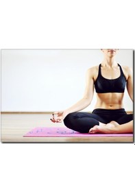 Resim Yoga Yapan Kadın Kanvas Tablo Yf-1008 